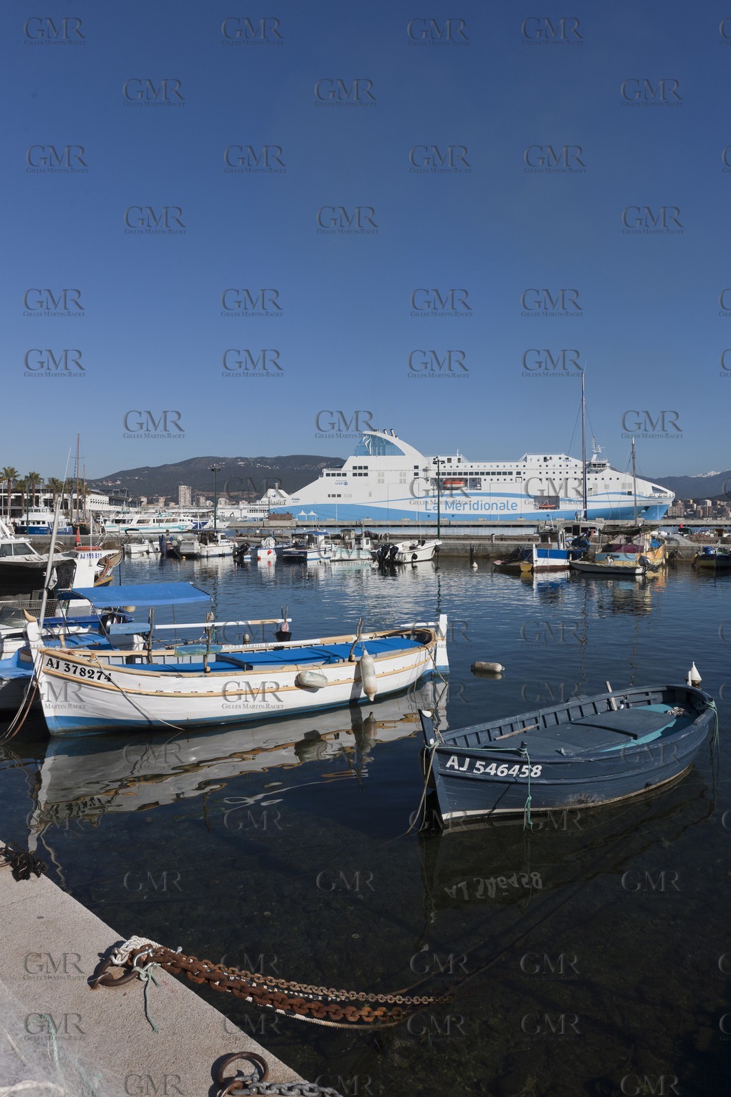 16 02 2012 - Ajaccio (FRA, Corse) -  La Méridionale shipping company- Piana at Ajaccio