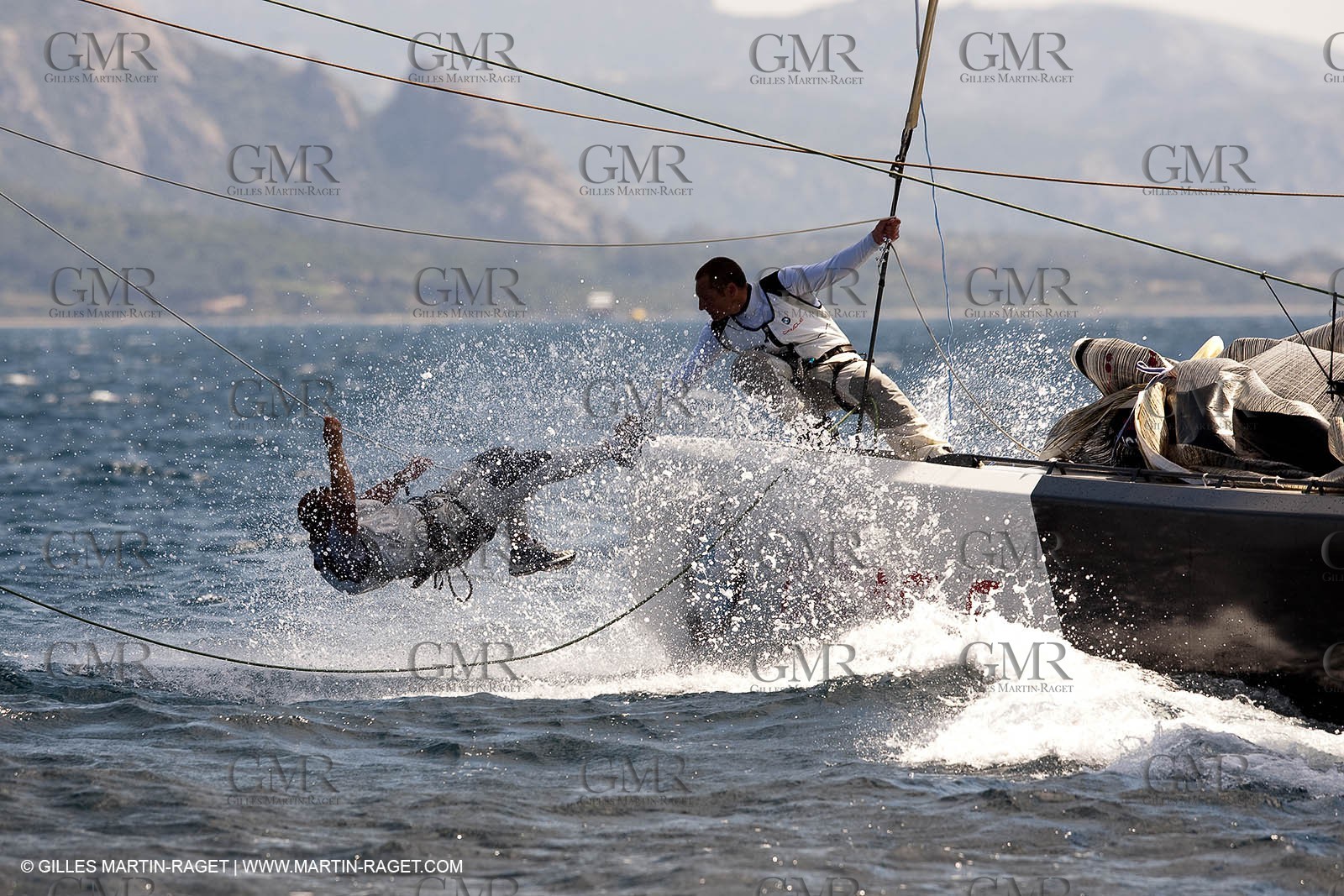 19 05 2010 - La Maddalena (ITA, Sardinia) Louis Vuitton Trophy - BMW ORACLE Racing - Training