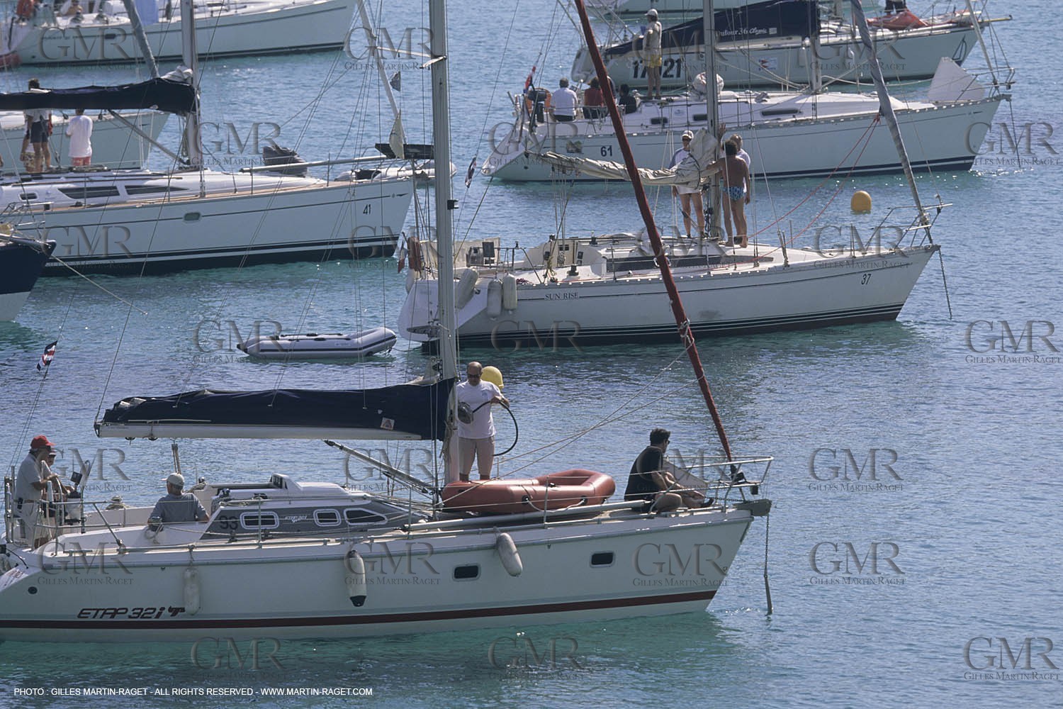 Yacht racing, Porquerolle's Cup , Porquerolles round the island race