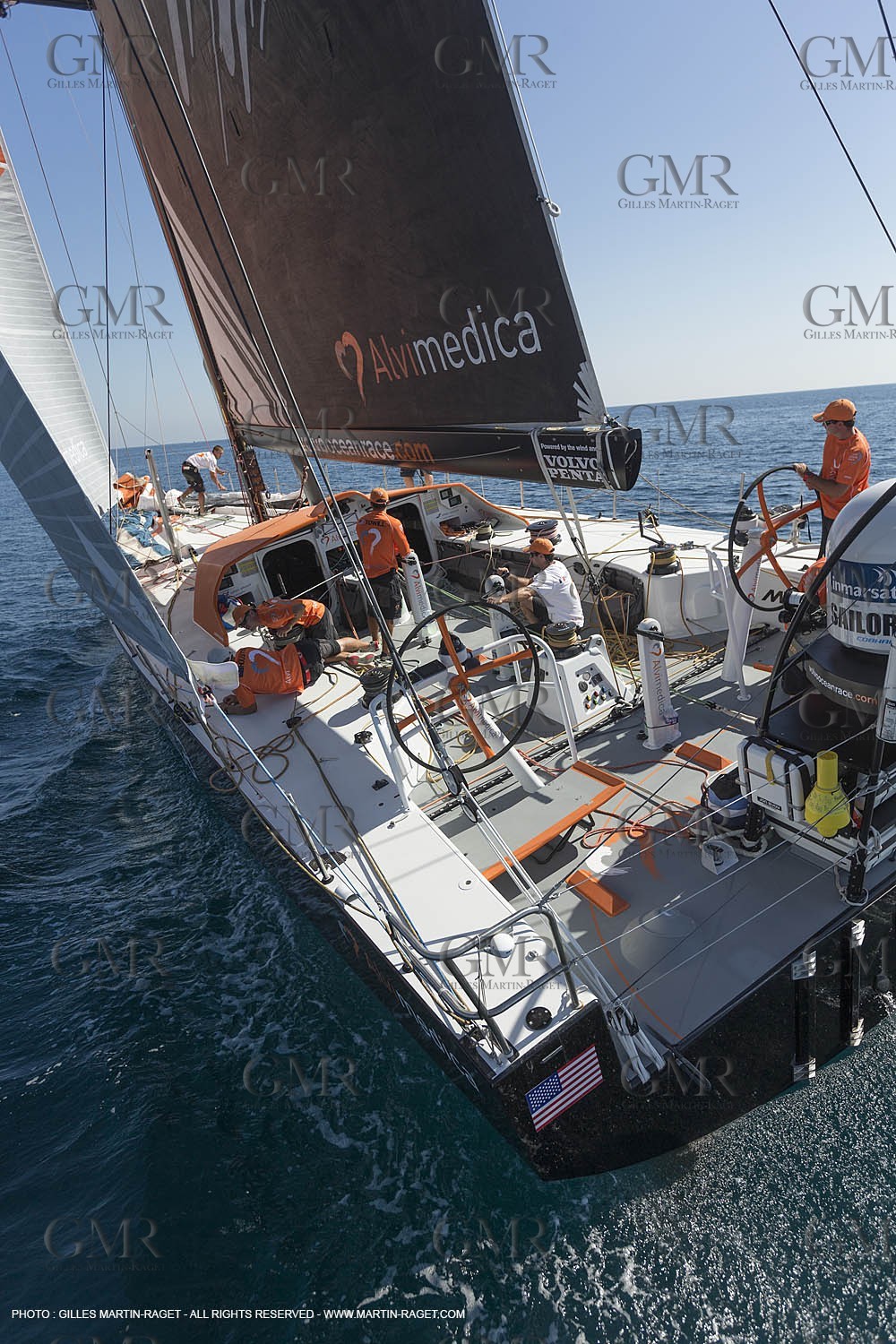 08 10 2014, Alicante (ESP), Volvo Ocean Race 2014-15, Team Alvimedica