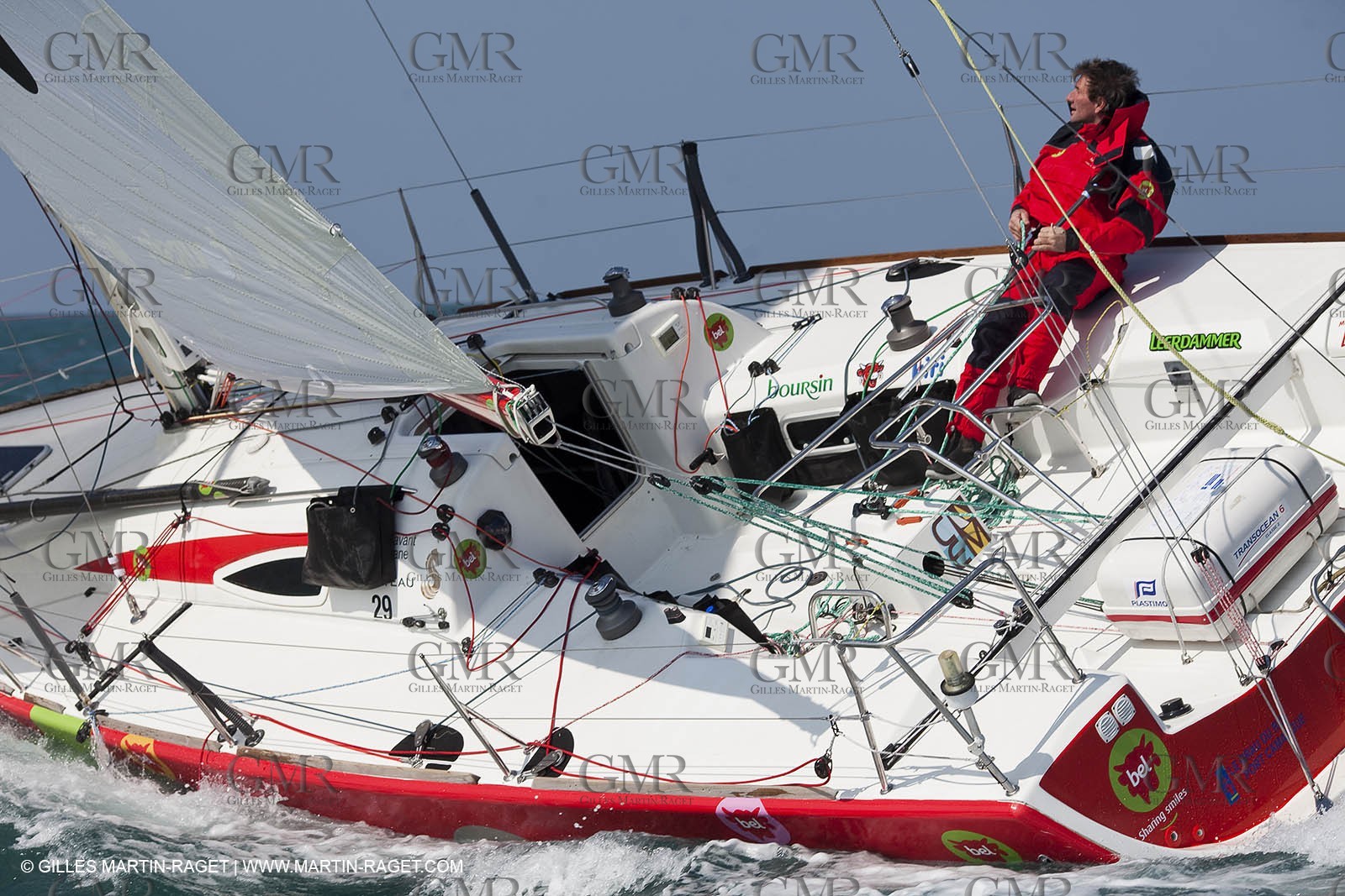13 03 2010 -  La Grande Motte   Port Camargue (FRA) - Groupe Bel - Kito de Pavant   Sebastien Audigane training for Transat AG2R
