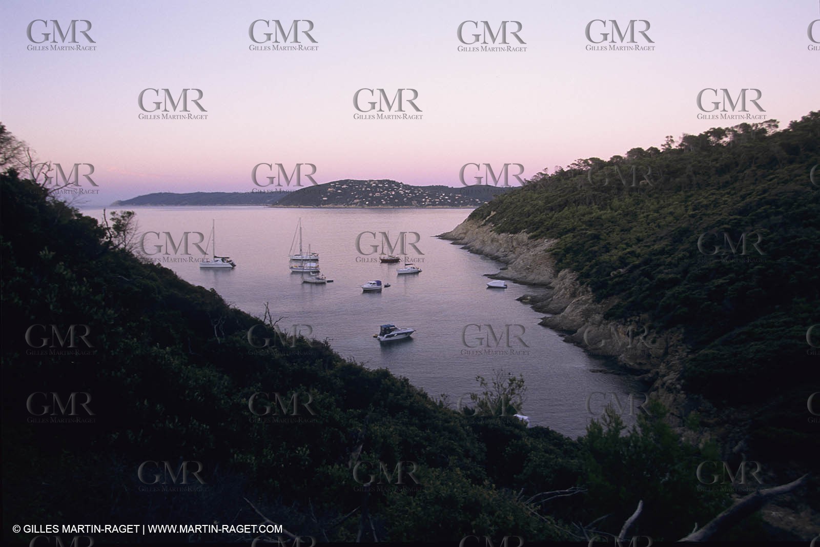 France, Provence, Iles d'Hyères, Port Cros