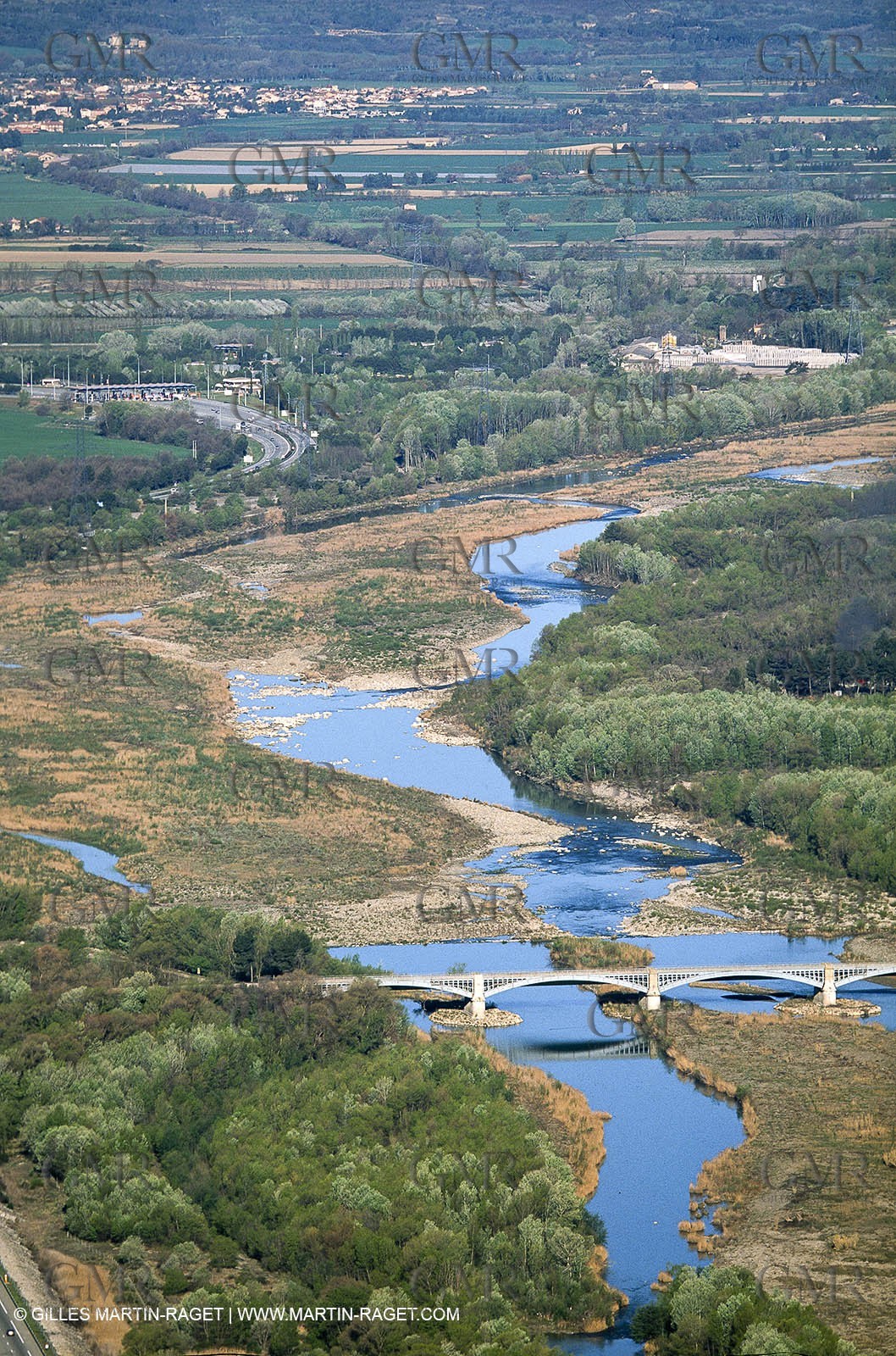 Durance river valley