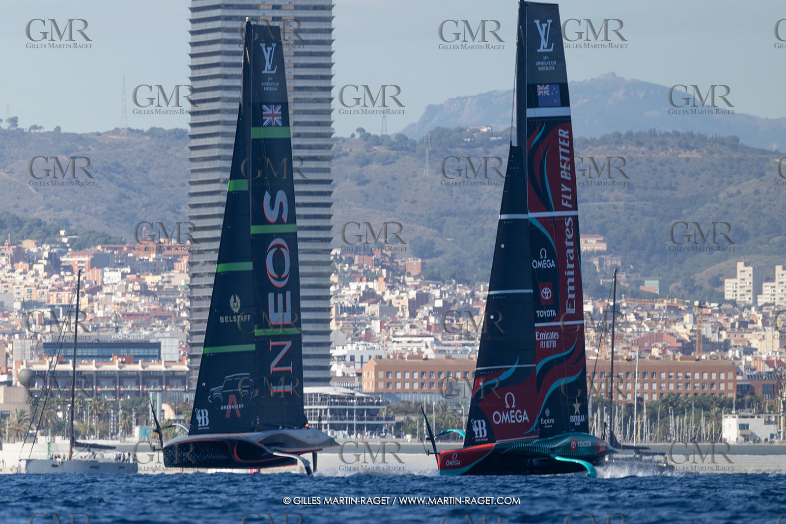 19 10 2024, Barcelona (ESP), Louis Vuitton 37th America's Cup, Final Match, Race Day 6