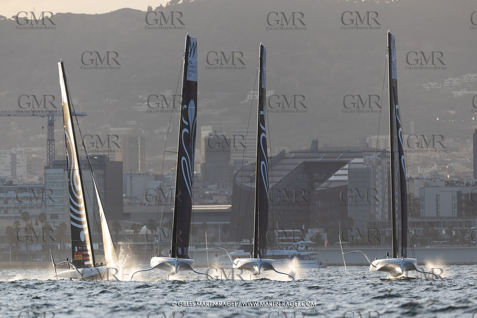 11 10 2024, Barcelona (ESP), Louis Vuitton 37th America's Cup, Puig Women America's Cup, semi finals
