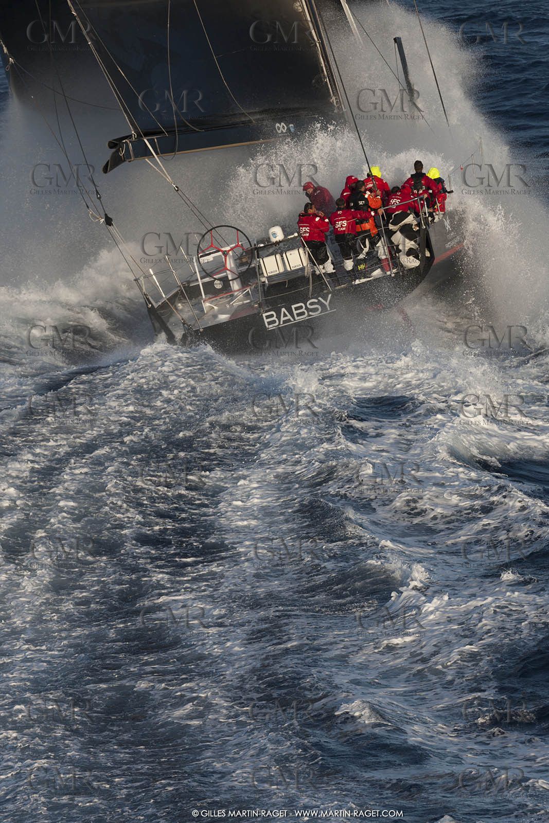 09 10 2017, Calvi (FRA,20), VOR 70 Babsy, Tentative de record autour de la Corse à la voile, skipper Franck Cammas