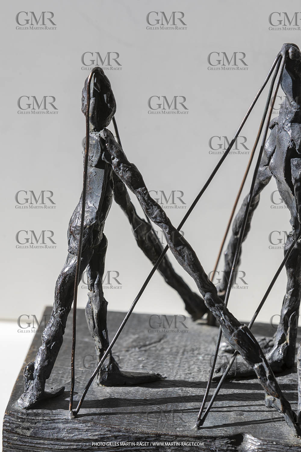 Oeuvre de Germaine Richier, La Lutte, 1946, Epreuve d'exposition