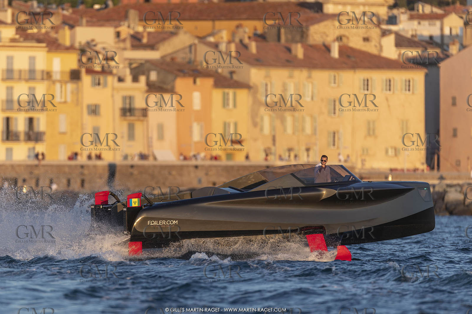 09 08 2018, Saint-Tropez (FRA,83), Foiler, the Flying Yacht by Enata