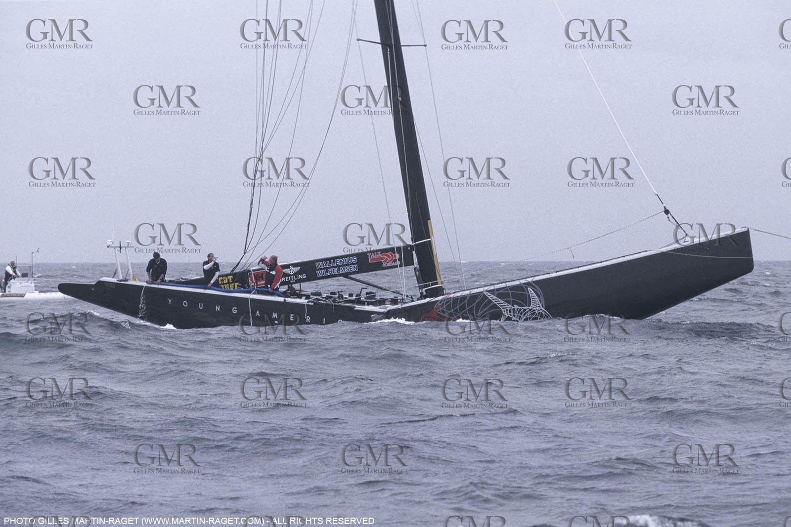Sailing, Yacht Racing, America's Cup XXX, Auckland (NZL), 2000, Young America