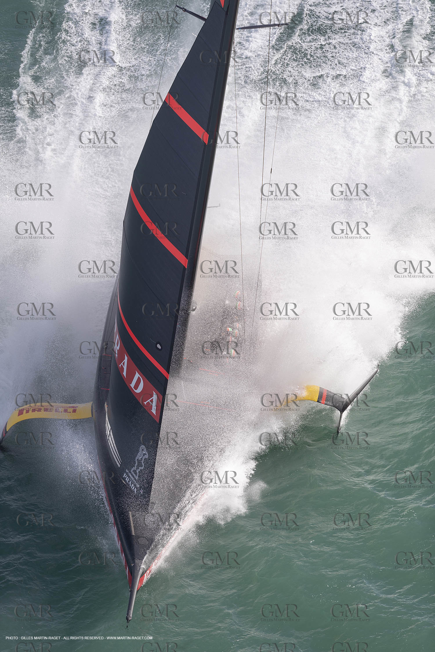 10 12 2020 - Auckland (NZL) - 36th America's Cup - Practice Sessions - Day 2 -Luna Rossa Prada Pirelli Team