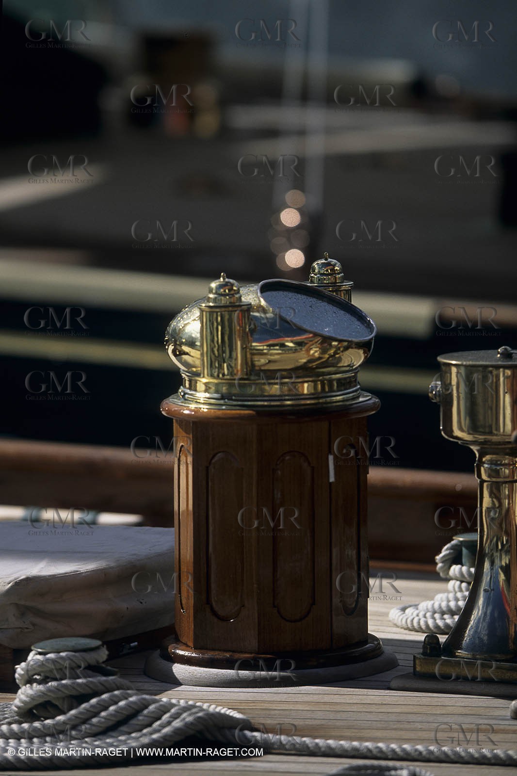 Classic yachts, deck fitting details