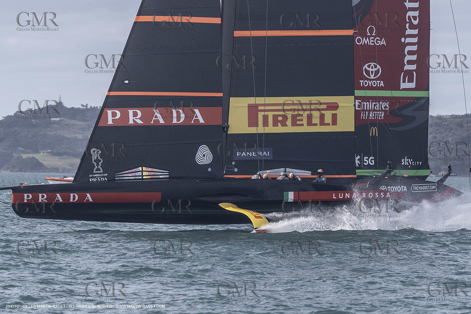 08 12 2020 - Auckland (NZL) - 36th America's Cup - Practice Sessions - Day 1
