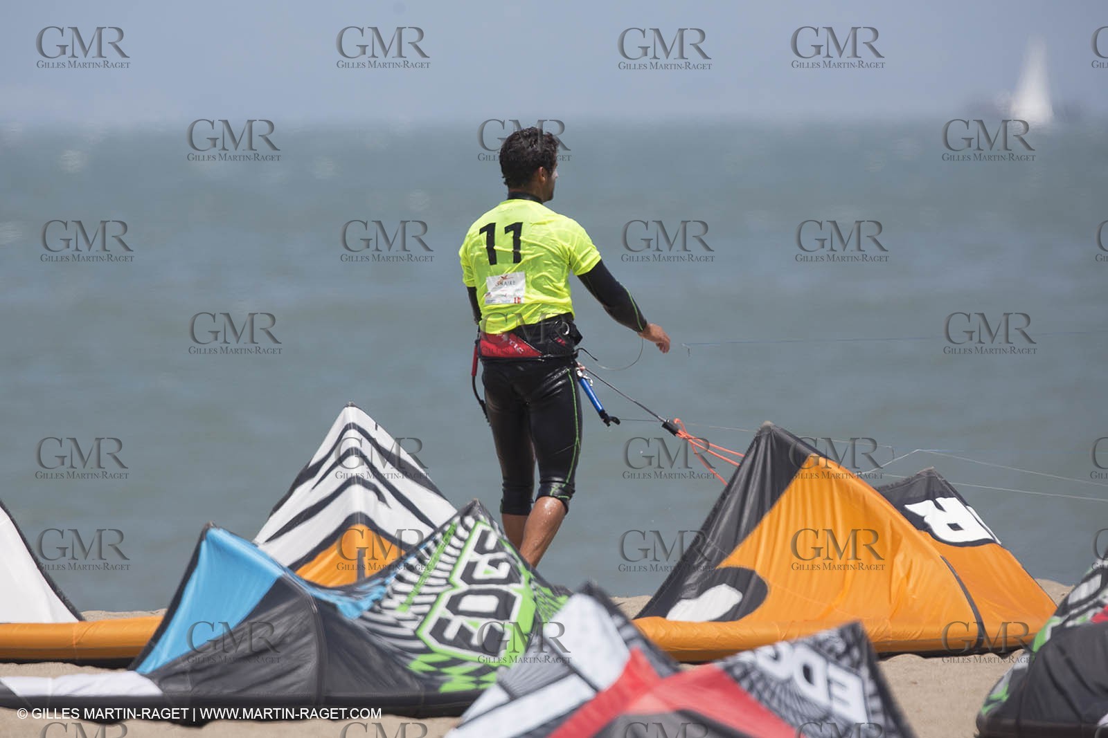 19 07 2013 - San Francisco (USA,CA) - 34th America's Cup - AC Open - Kite Surf contest at Crissie Field