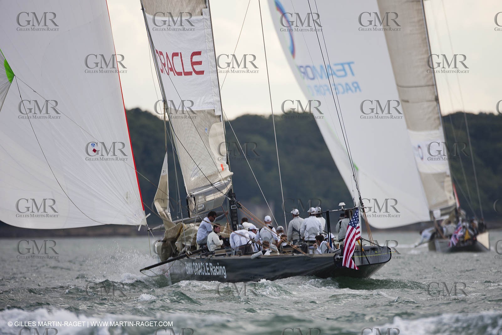 04 08 2010 - Cowes (UK, IOW) - The 1851 Cup -  BMW ORACLE Racing - Day 2.