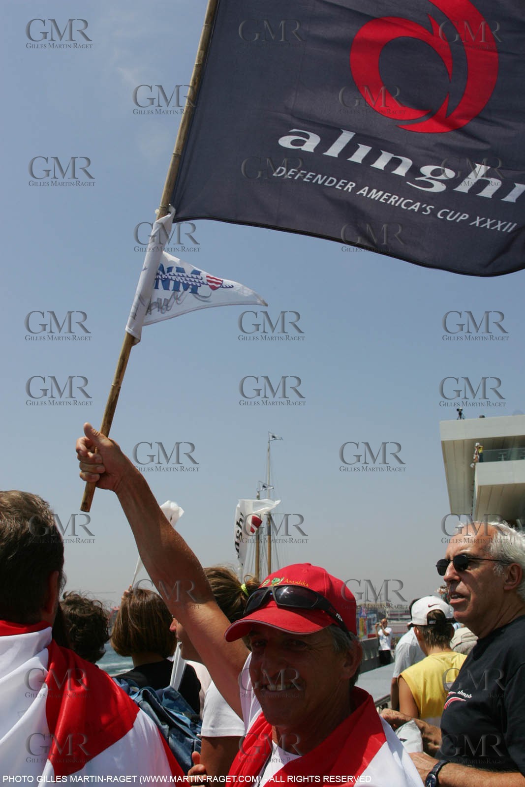 03 07 2007-Valencia (Spain)- 32nd America's Cup - Final Match - Day 8 - Alinghi vs Emirates Team New Zealand