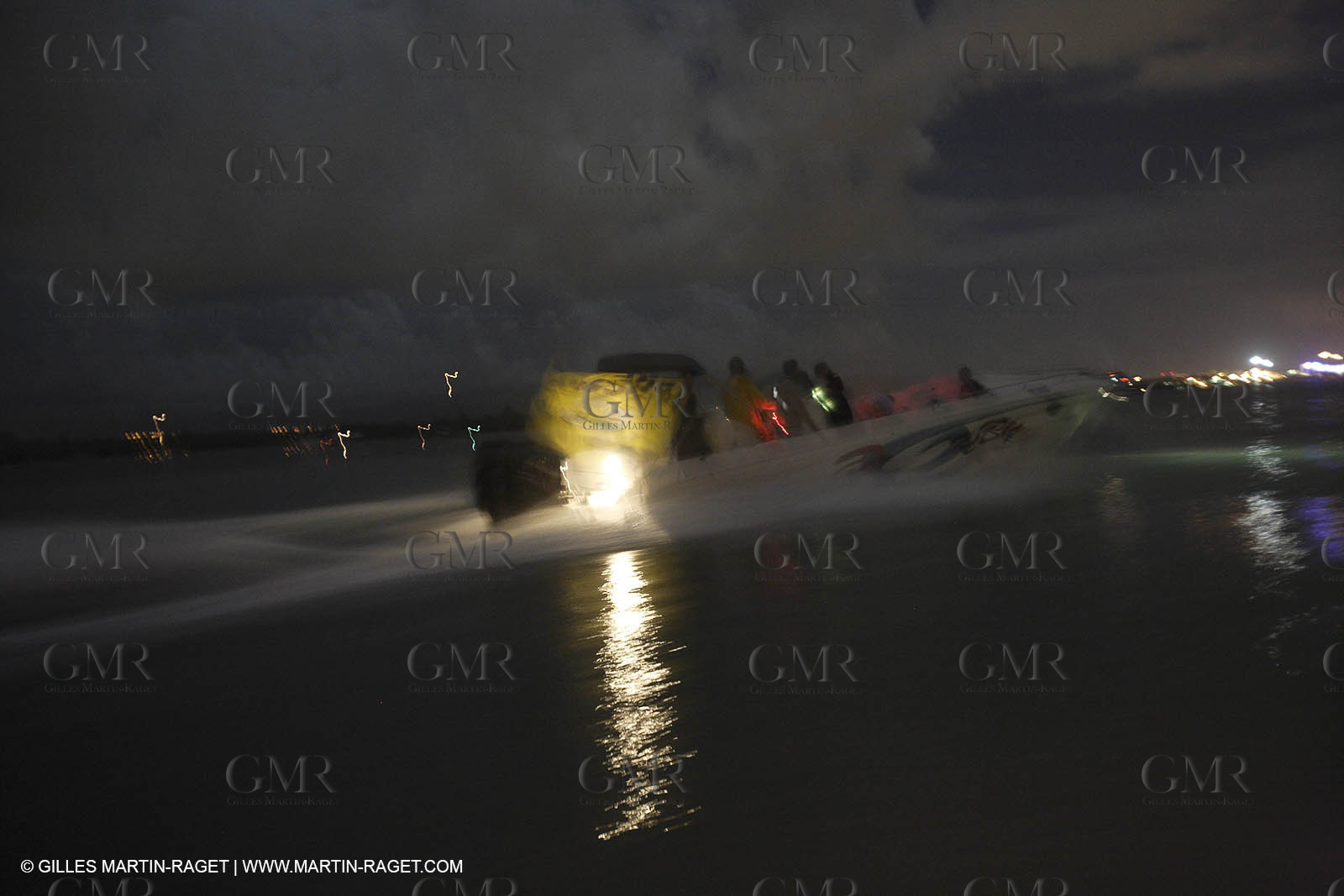 05 11 2006 - Pointe à Pitre Guadelupe (FRA) - Route du Rhum 2006 arrival - overall winner Lionel Lemonchois (Gitana 11)