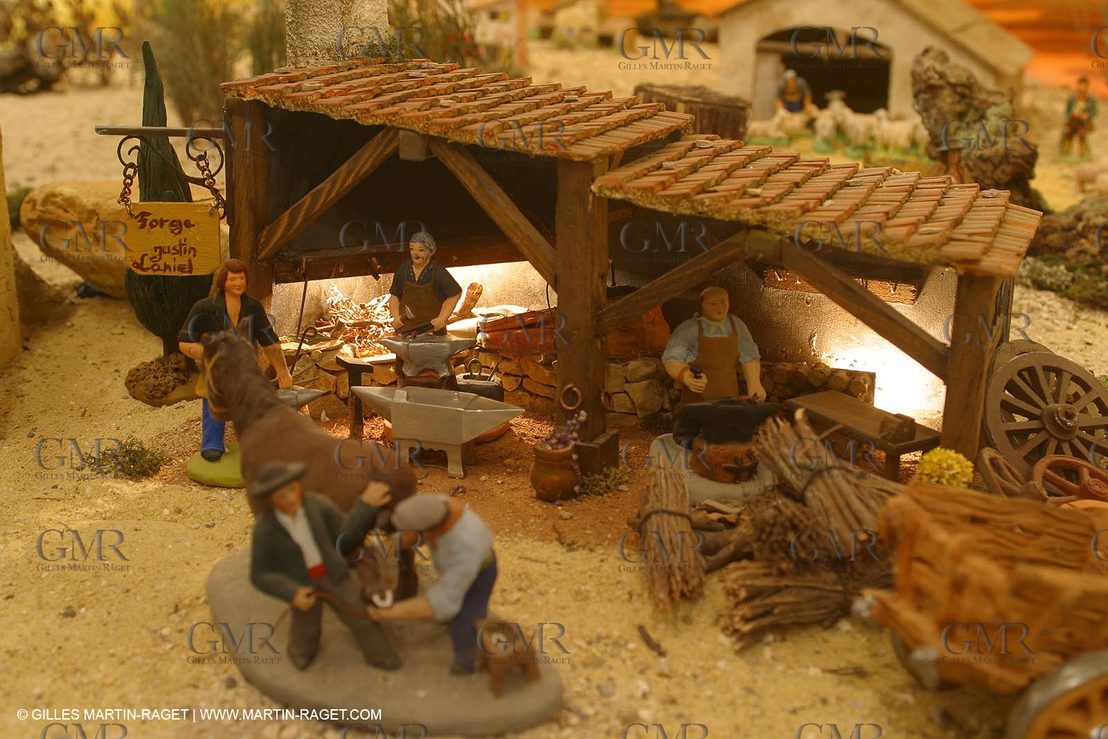 Great crib from les Saintes Maries de la mer (FRA, 13) for Christmas, December 2010