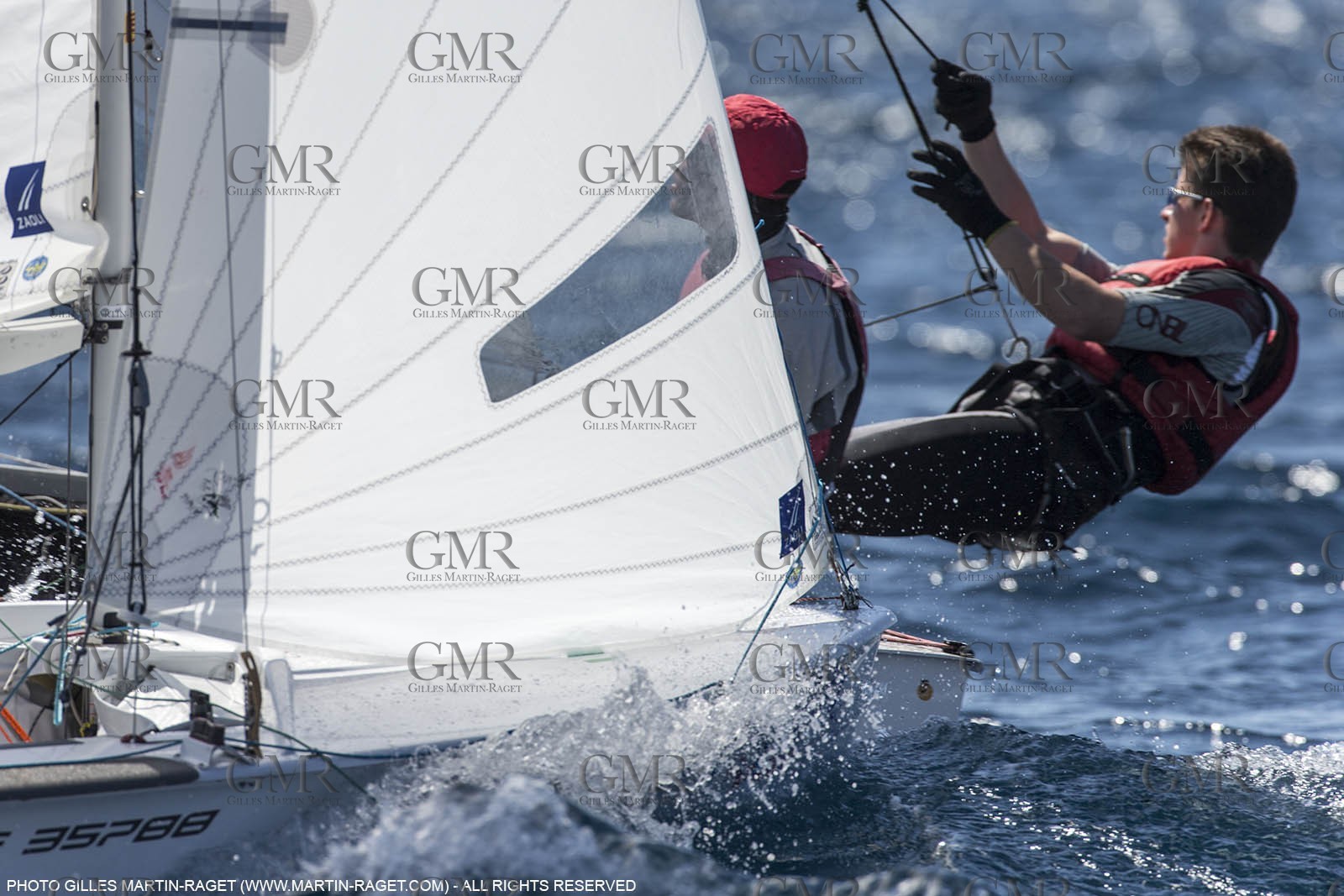 12 04 2015, Marseille (FRA), Yachting Club de la Pointe Rouge - Coupe Internationale de Printemps des 470, Final Day
