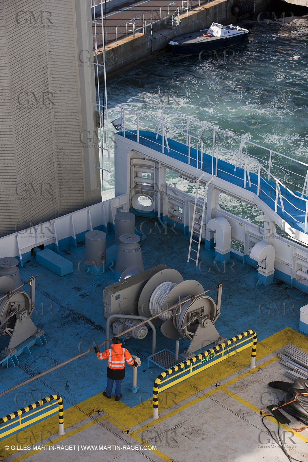 16 02 2012 - Ajaccio (FRA, Corse) -  La Méridionale shipping company- Piana at Ajaccio