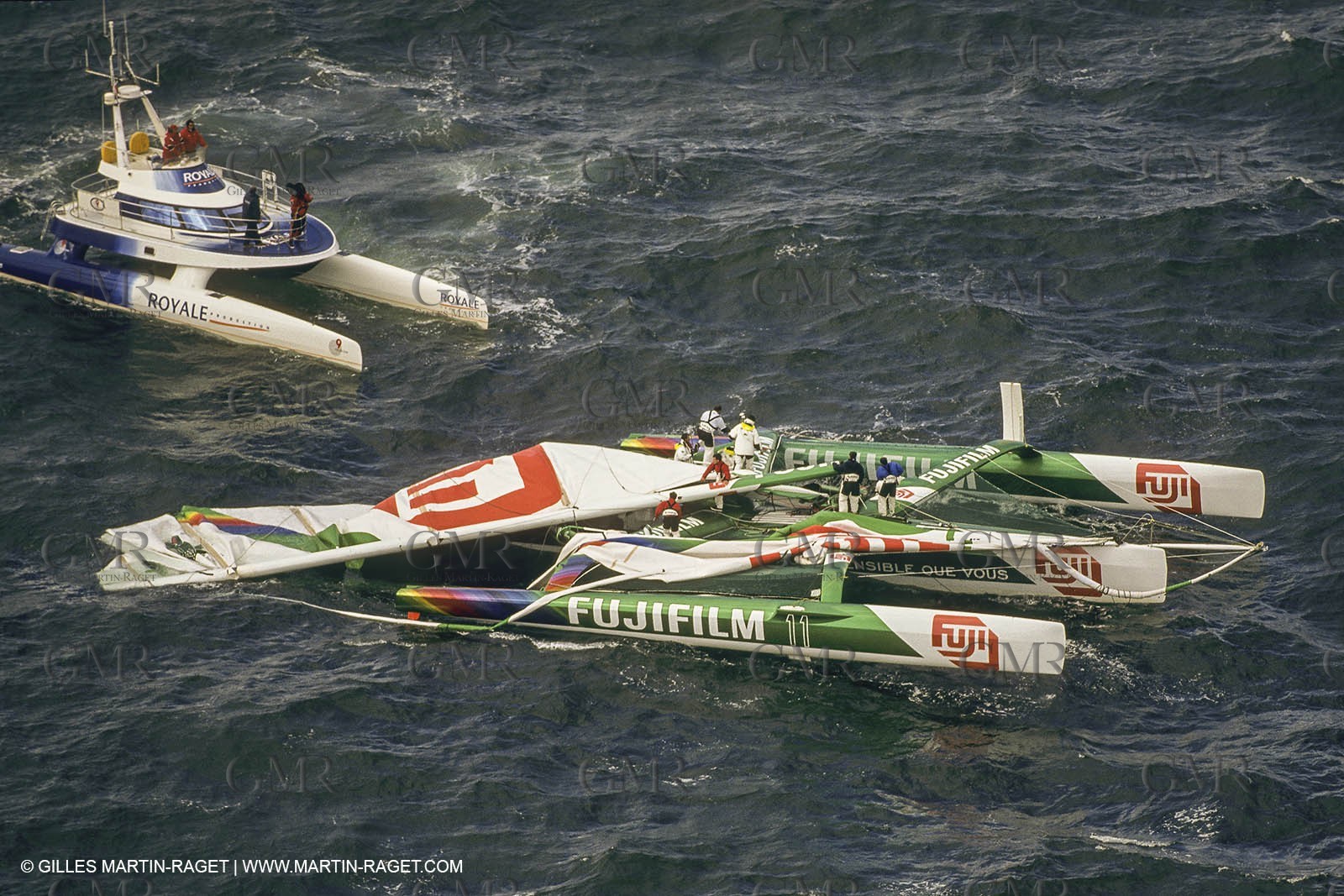 Yacht Racing, Multihull, ORMA 60, Loick Peyron, Fujicolor