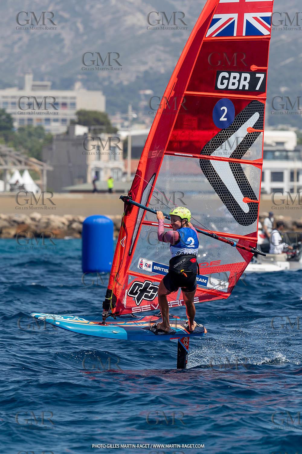 16 07 2023, Marseille, (FRA), Paris 2024 Olympic Games 2024 Sailing Test Event, Day 8, Medal race IQ Foil Women