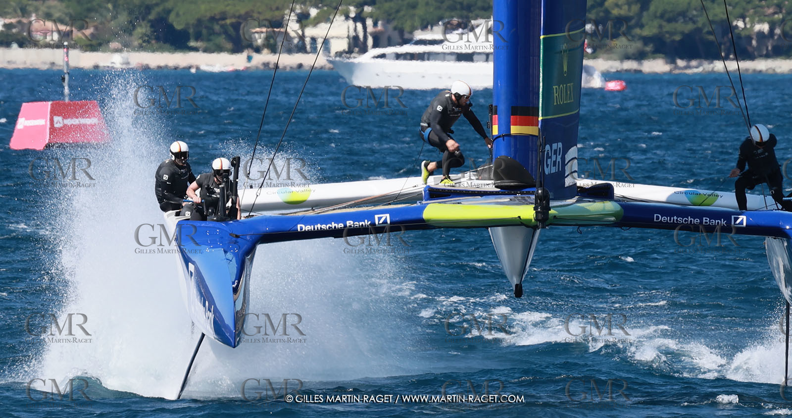 10 09 2025, Saint-Tropez,(FRA), Rockwool SailGP France Saint-Tropez, Race Day 1