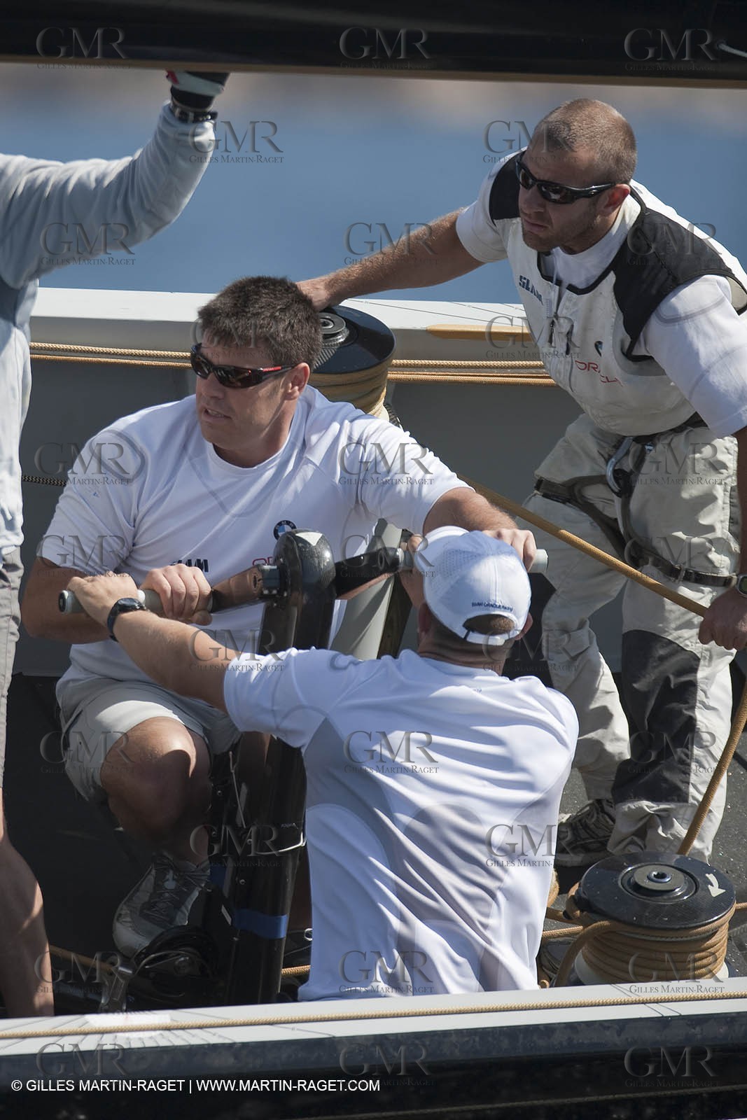 18 05 2010 - La Maddalena (ITA, Sardinia) Louis Vuitton Trophy - BMW ORACLE Racing - Training
