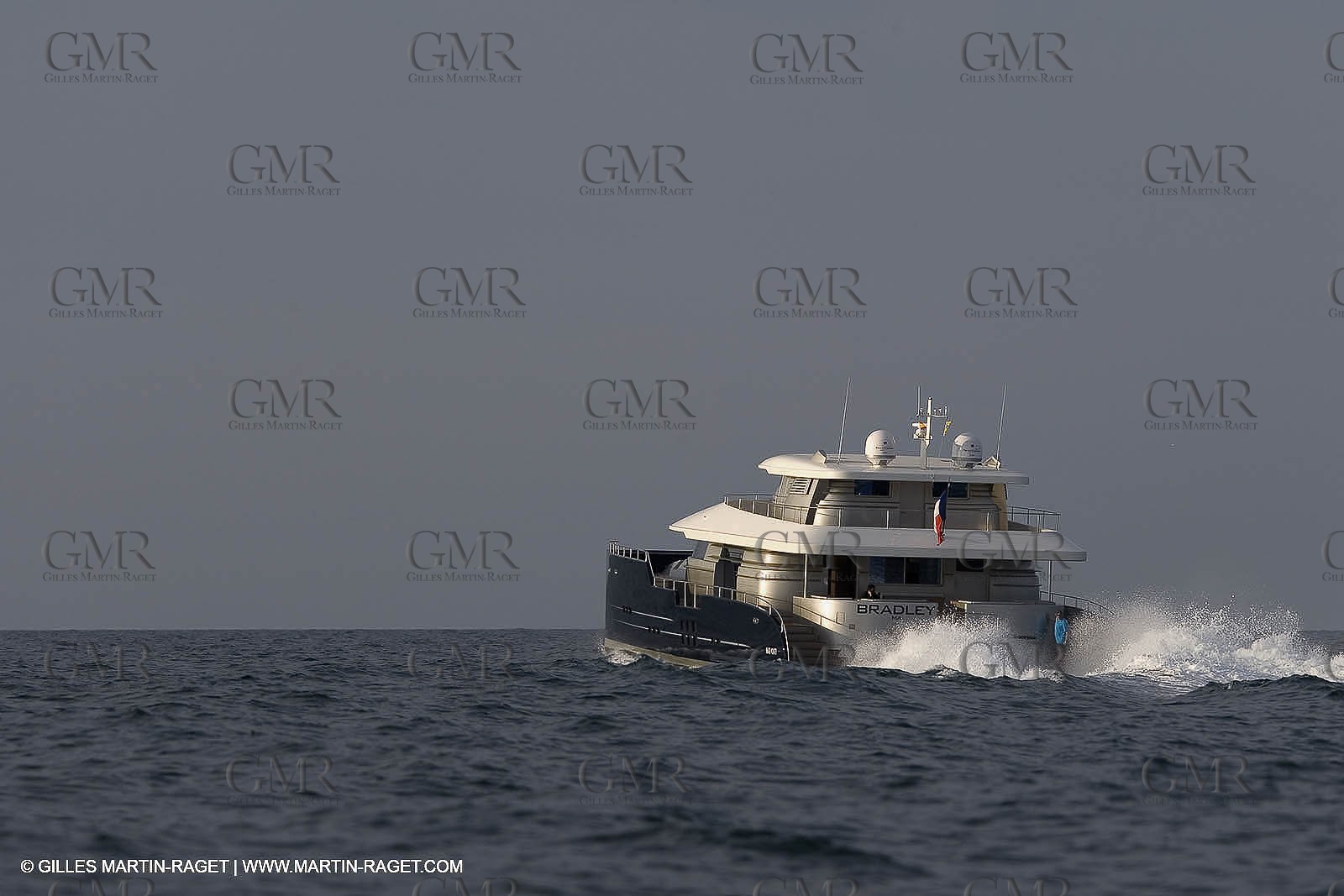 11 06 2007 - Valencia (Spain) - Super Yacht Catamaran Bradley, Gilles Vaton design built by H2X in la Ciotat (France)