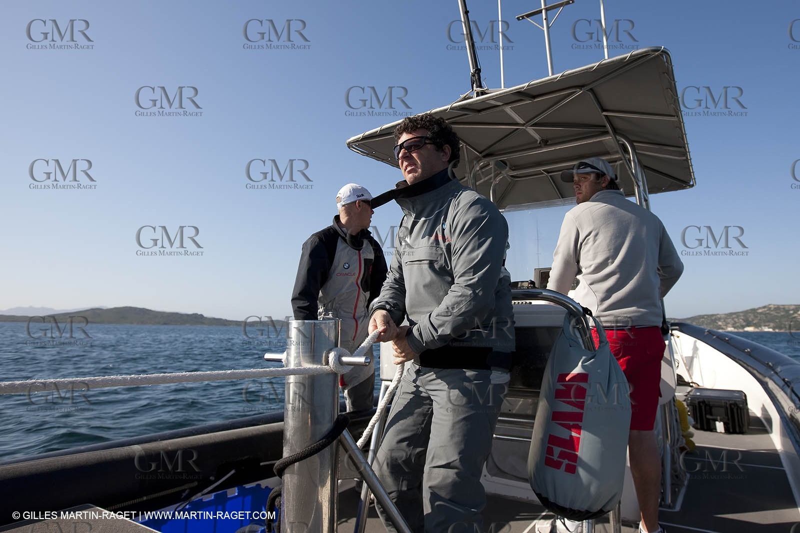 18 05 2010 - La Maddalena (ITA, Sardinia) Louis Vuitton Trophy - BMW ORACLE Racing - Training