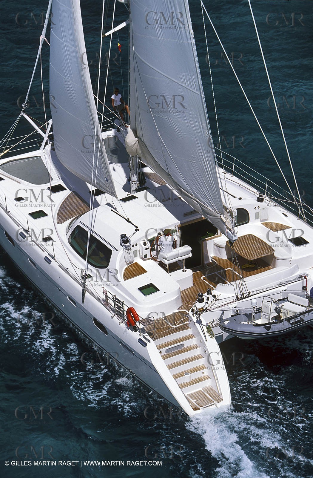 Cruising multihull sailing