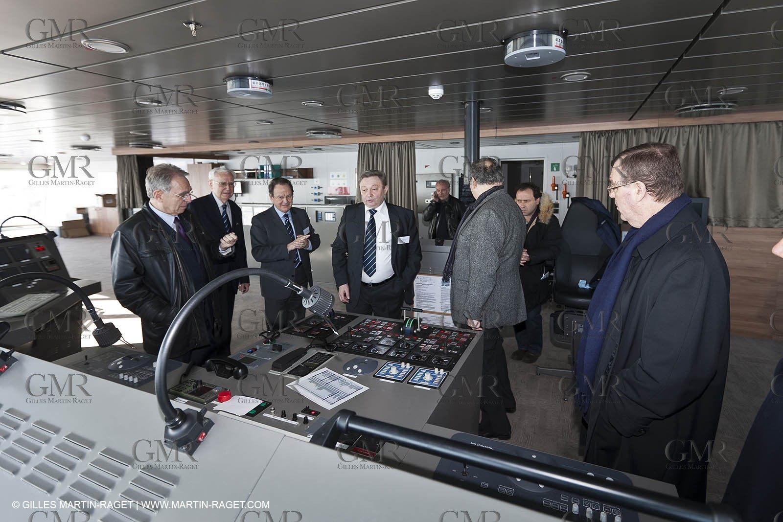 16 02 2012 - Ajaccio (FRA, Corse) -  La Méridionale shipping company- Piana at Ajaccio