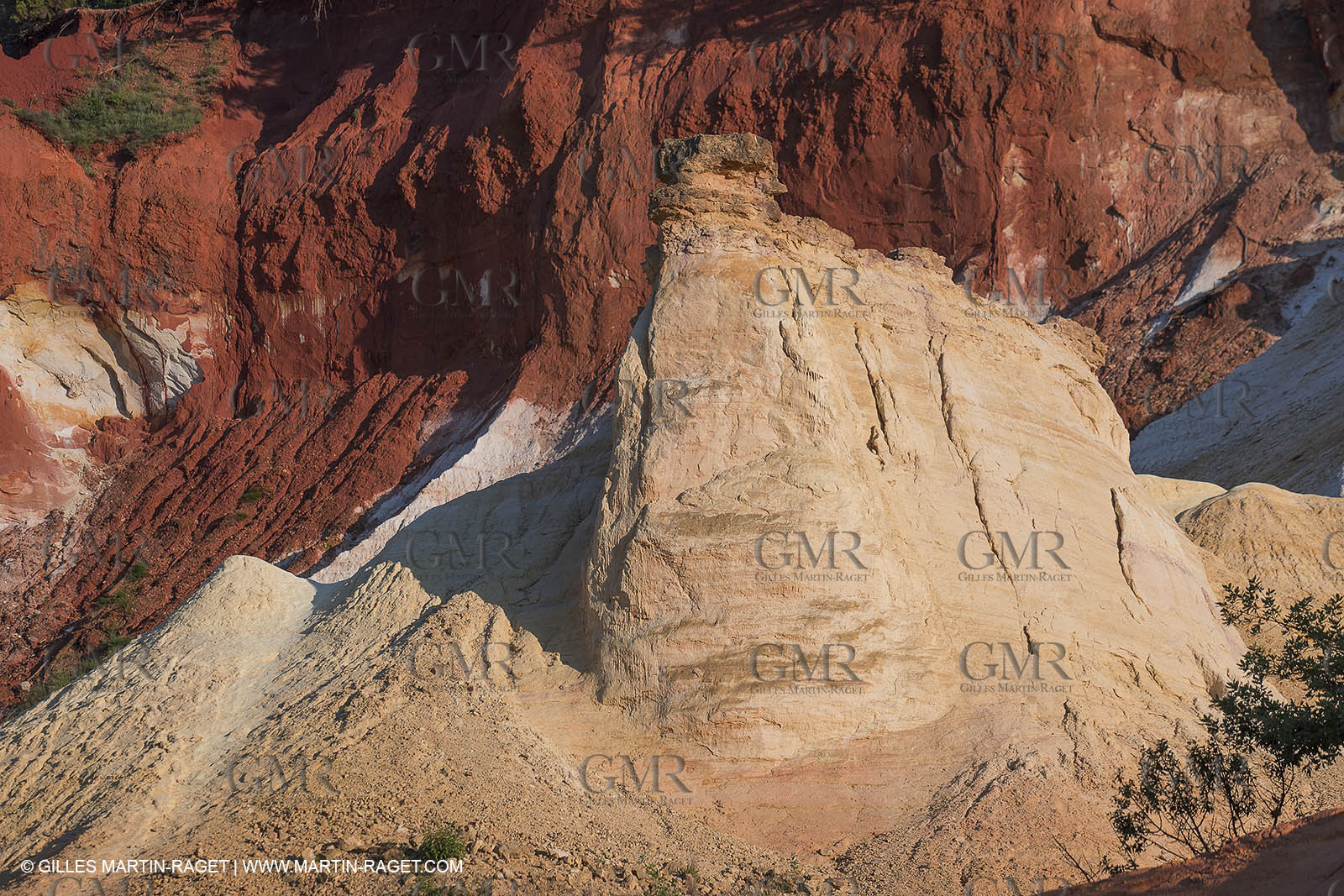 21 06 2018, Rustrel (FRA, 84), Anciennes carrières d'ocre