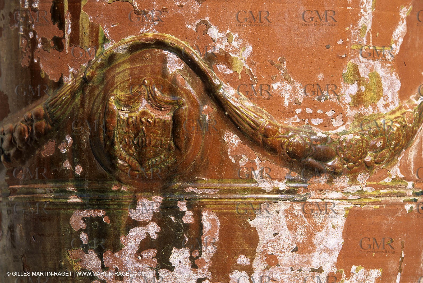 France, Provence, Luberon, Carrières d'ocre près d'Apt, ocher stone pit near Apt