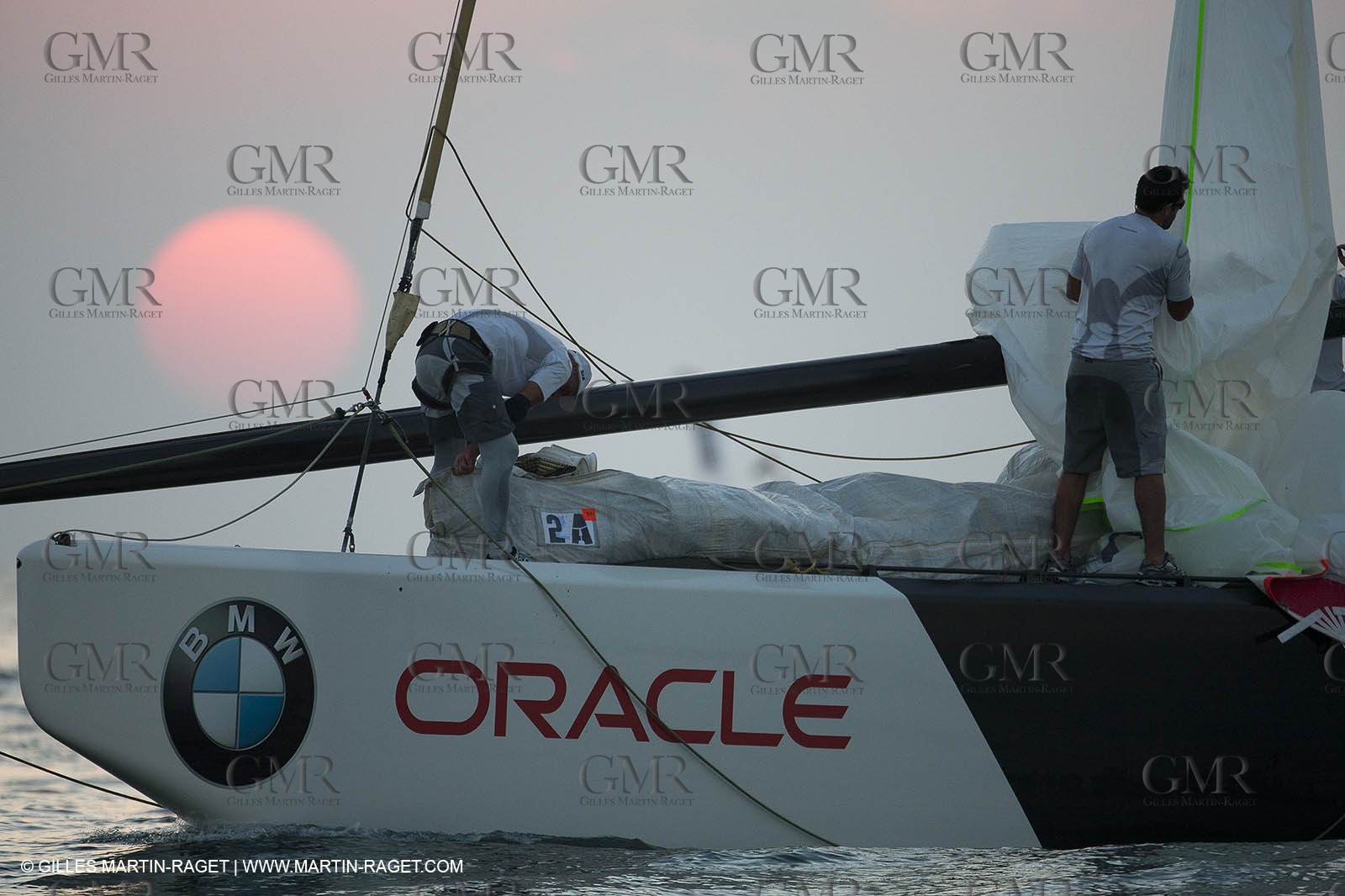 25 11 2010 - Dubai (UAE) - Dubai Louis Vuitton Trophy -  BMW ORACLE Racing - Fleet races