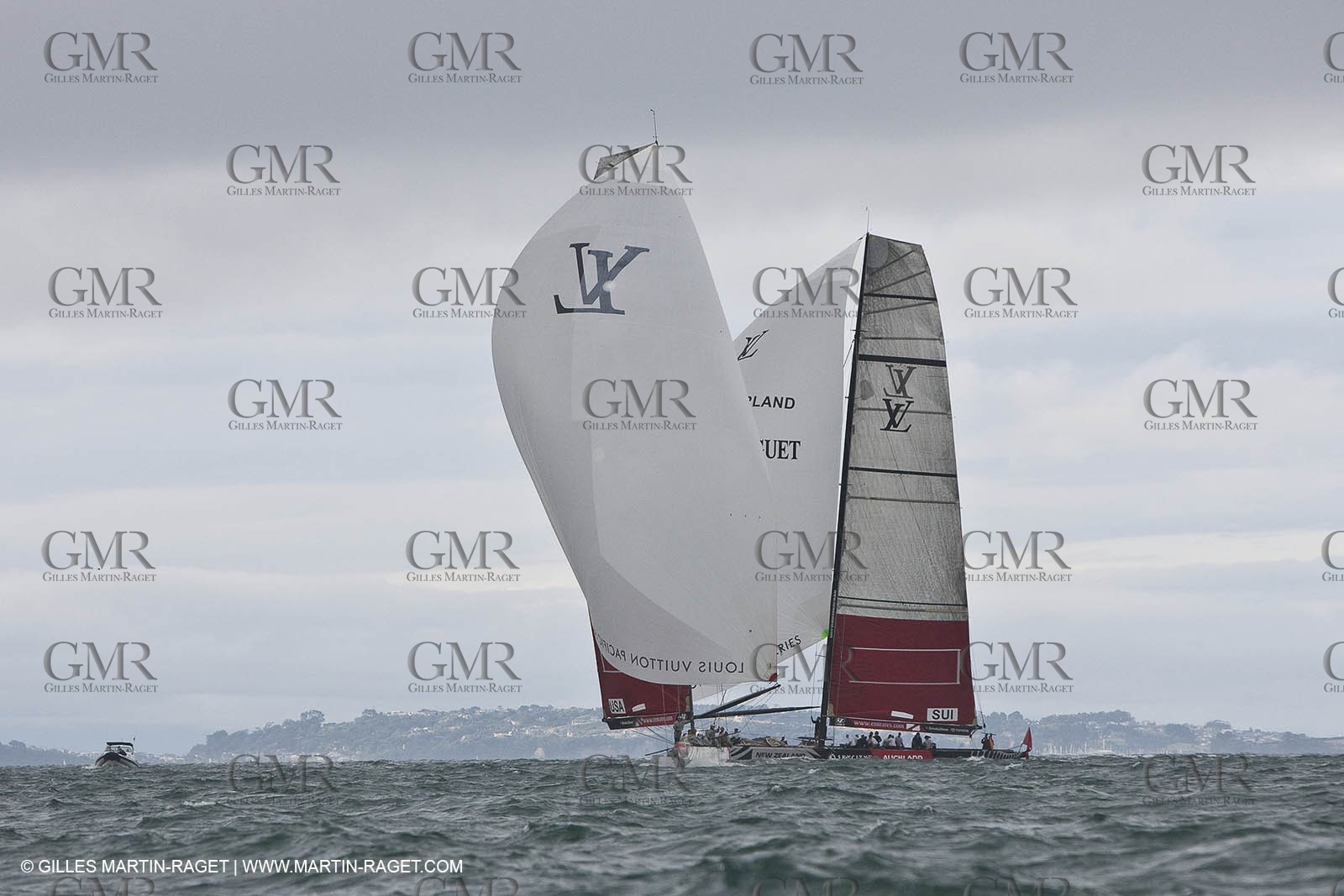 11 02 2009 - Auckland (NZL) -  Louis Vuitton Pacific Series -  Racing Day 11 - sail off