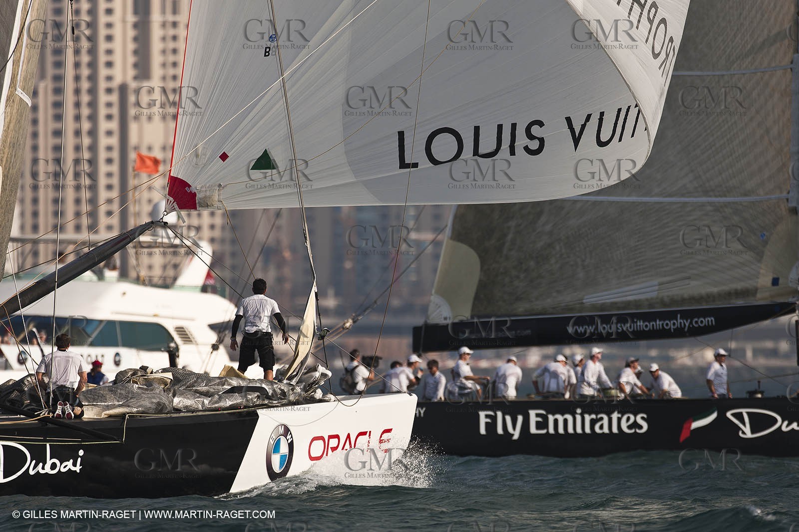14 11 2010 - Dubai (UAE) - Dubai Louis Vuitton Trophy -  BMW ORACLE Racing - Race Day 1 - Vs All 4 one