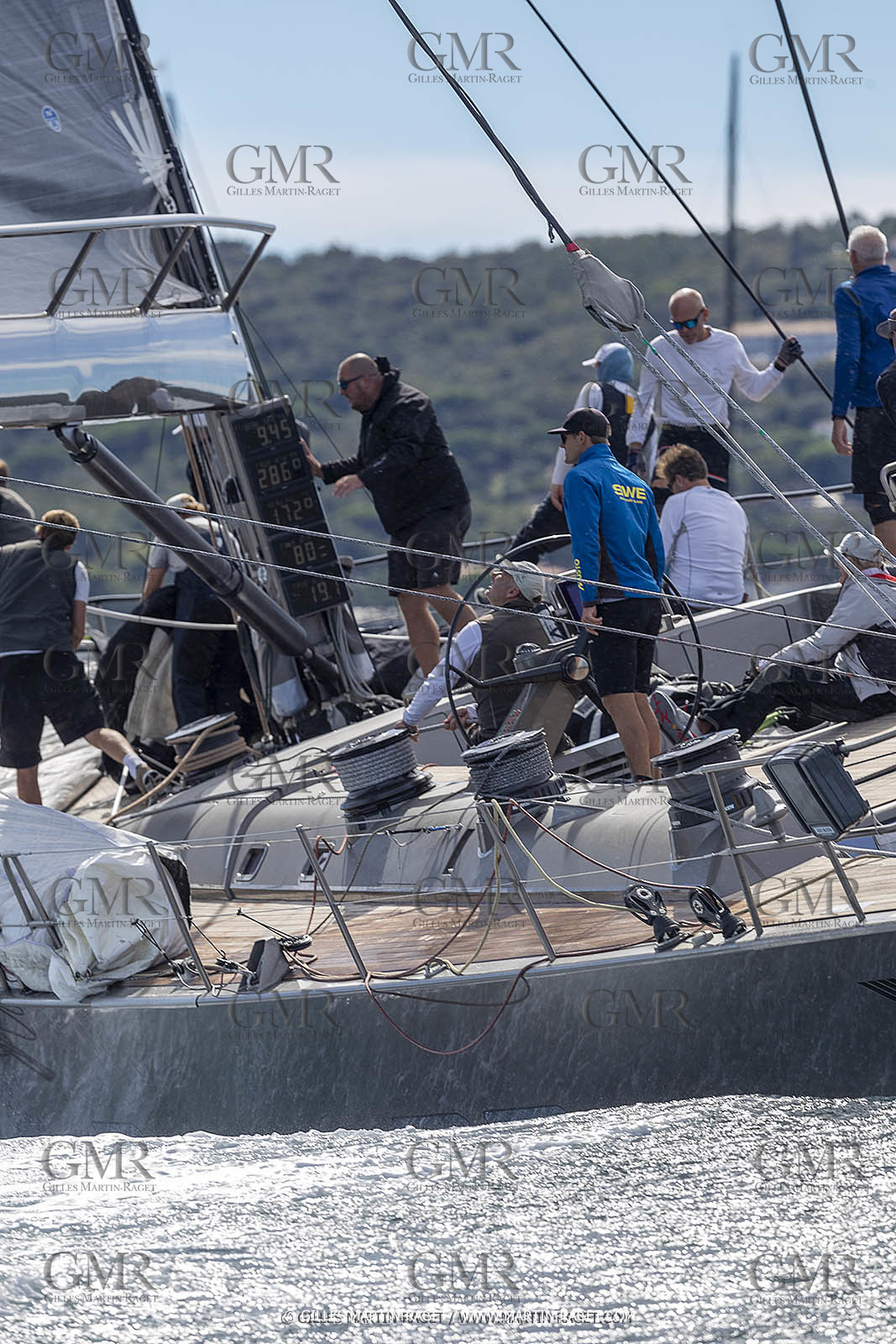 02 10 2022, Saint-Tropez (FRA,83), Voiles de Saint-Tropez 2022,  entraînement des maxis