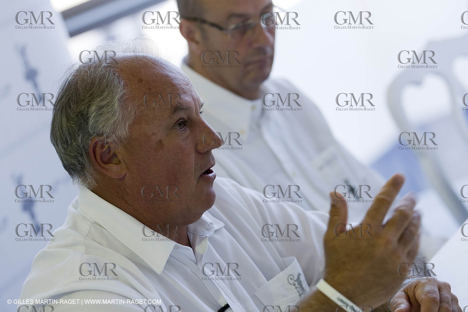 25 11 2010 - Dubai (UAE) - 34th America's Cup - Media Round Table with Ian Murray and Richard Worth
