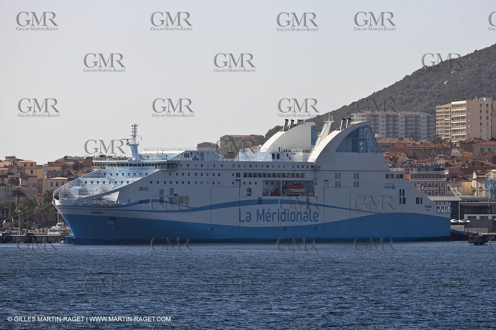 16 02 2012 - Ajaccio (FRA, Corse) -  La Méridionale shipping company- Piana at Ajaccio