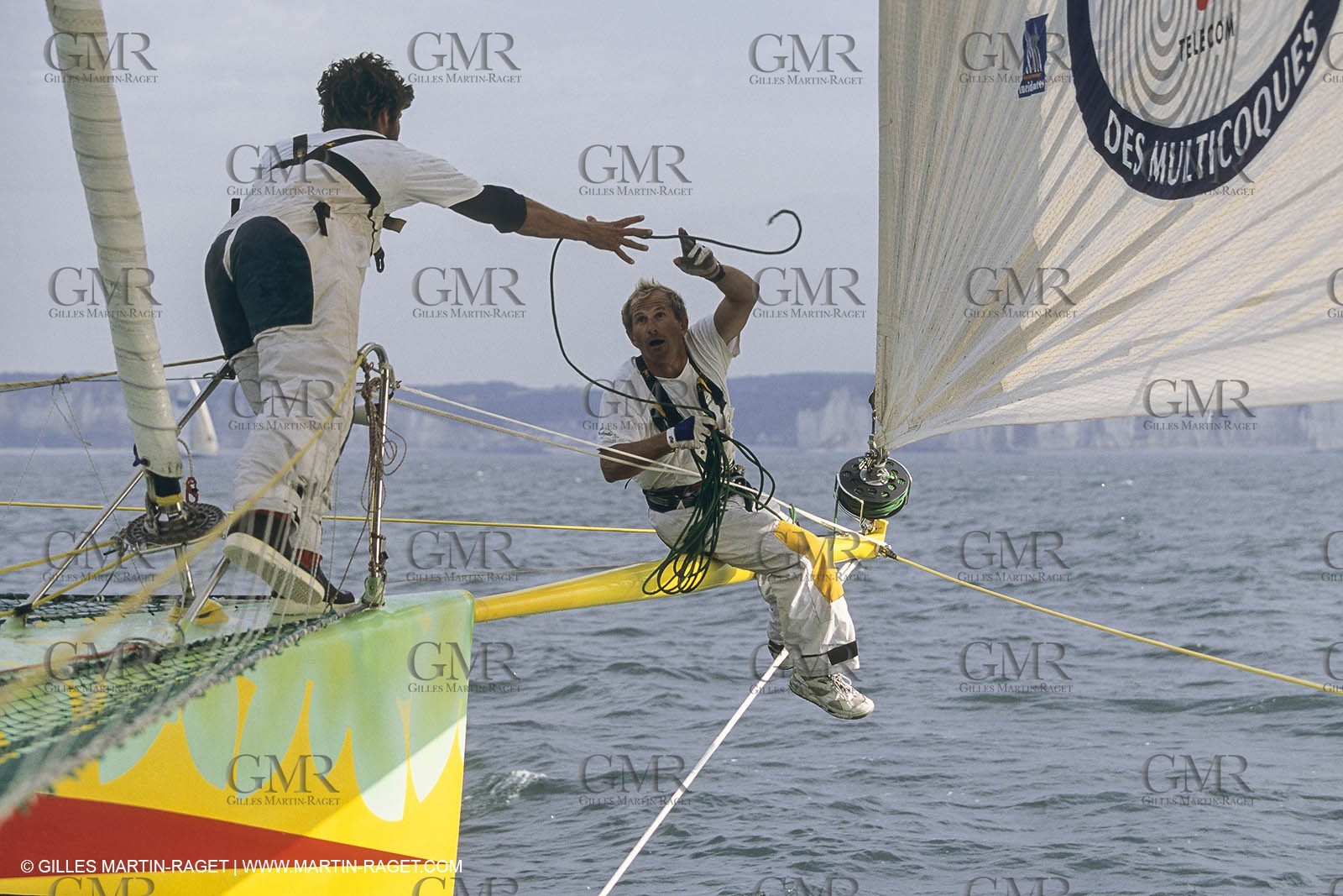Yacht Racing, Multihull, ORMA 60, Jean Le Cam, Bonduelle
