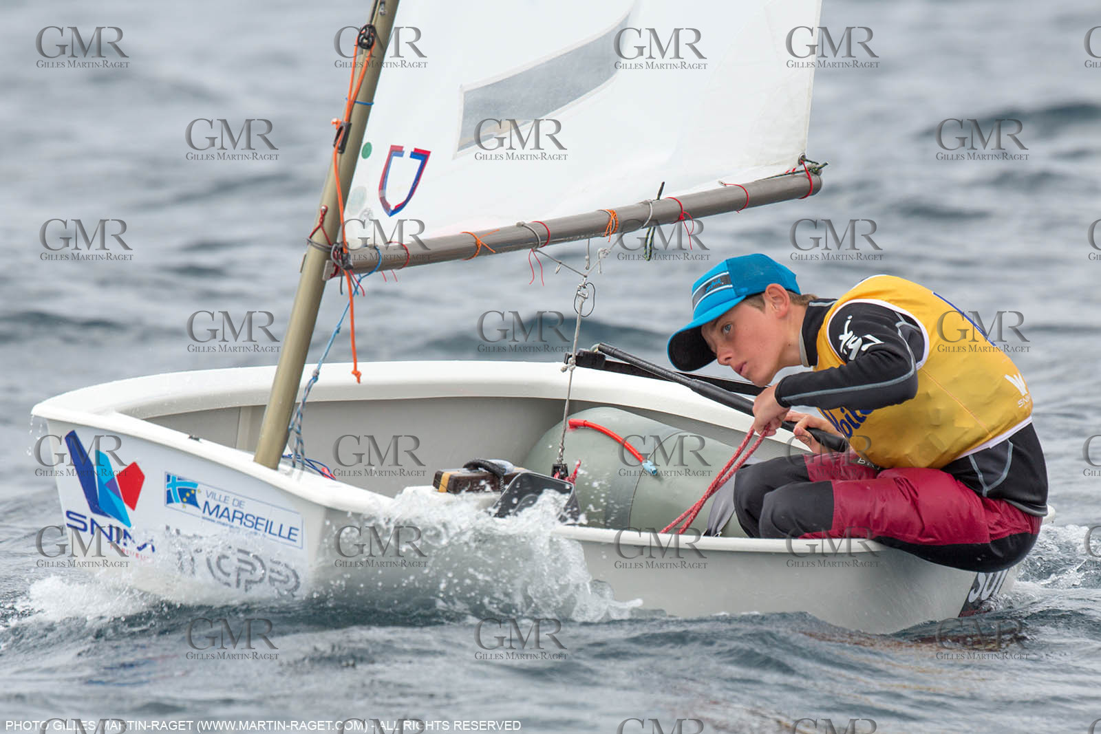 15 04 2016, Marseille (FRA,13), SNIM Dériveurs, Coupe Internationale de Printemps Optimist, Final Day