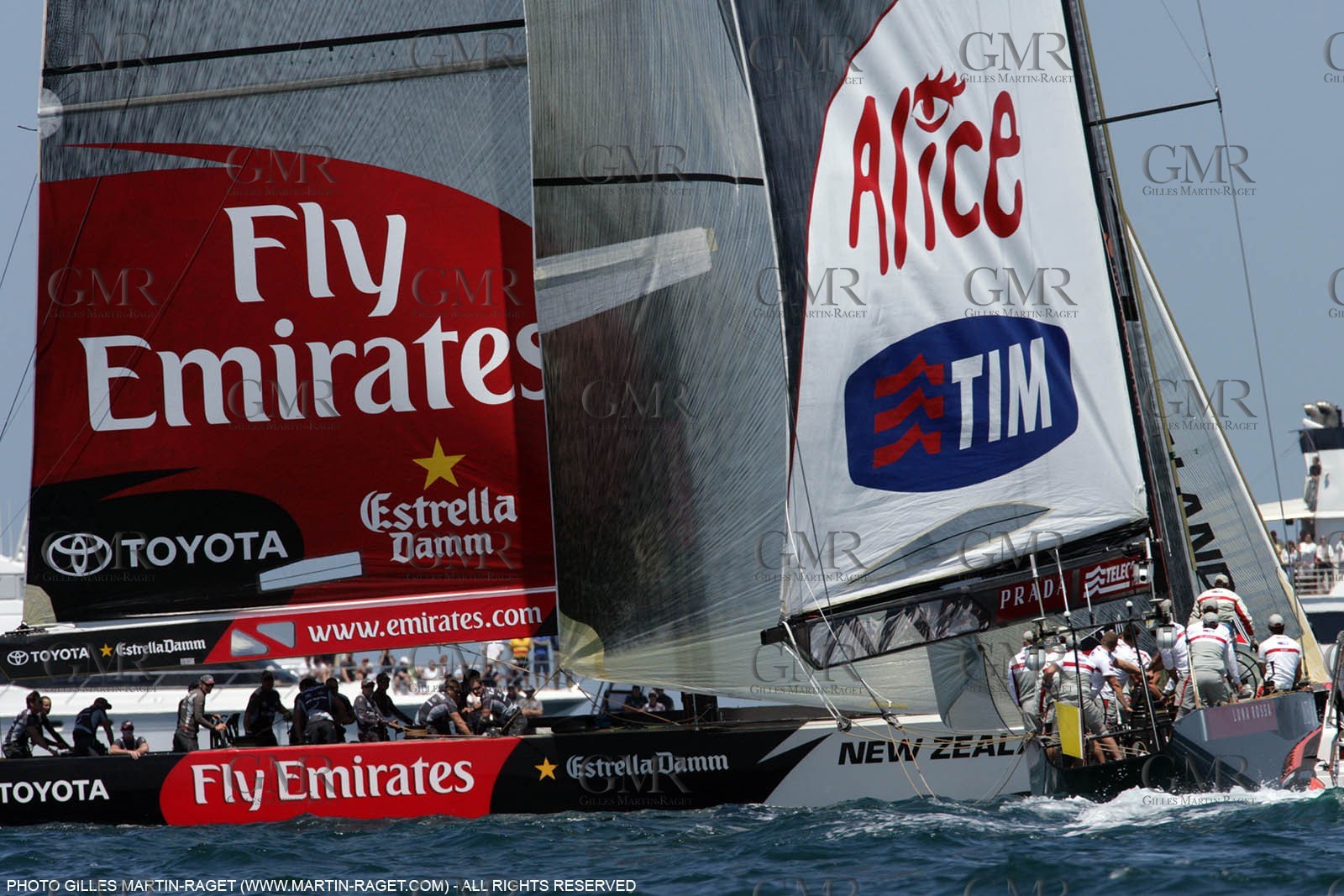 03 06 2007-Valencia (Spain)- 32nd America's Cup - Louis Vuitton Cup Final - Day3