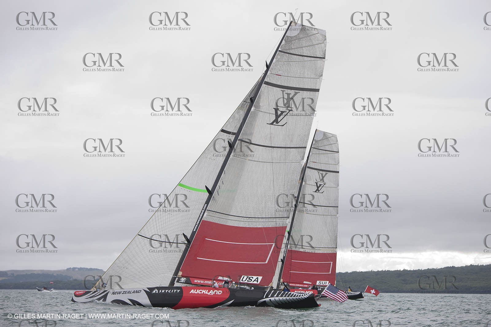 11 02 2009 - Auckland (NZL) -  Louis Vuitton Pacific Series -  Racing Day 11 - sail off