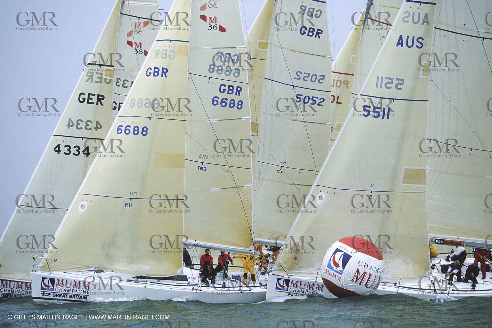 Sailing, Yacht Racing, Admiral's Cup, Cowes Week, Cowes (UK, IOW)