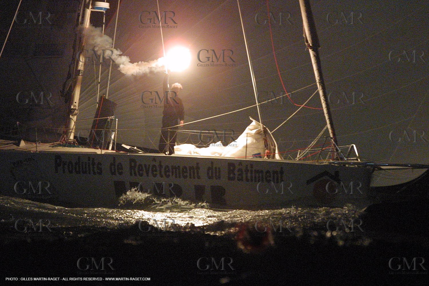 Vendée Globe 2000 - Arrival - Michel Desjoyeaux - Winner
