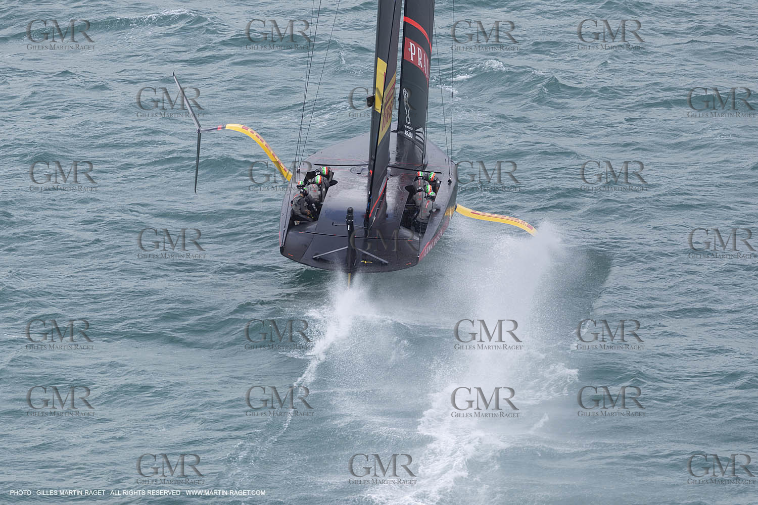 10 12 2020 - Auckland (NZL) - 36th America's Cup - Practice Sessions - Day 2 -Luna Rossa Prada Pirelli Team