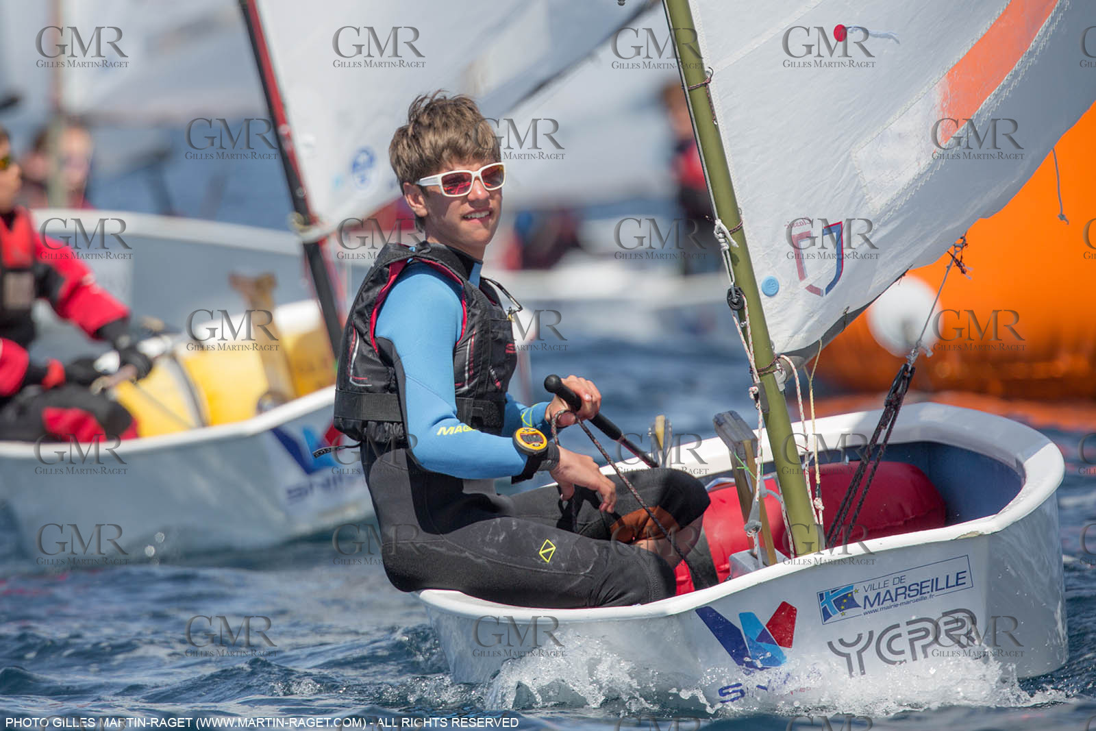 14 04 2016, Marseille (FRA,13), SNIM Dériveurs, Coupe Internationale de Printemps Optimist, Day 4