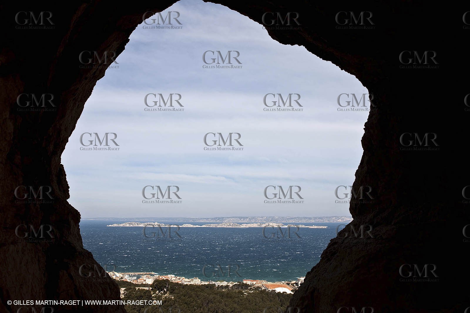 25 03 2009 - Marseille (FRA, 13) - Les Calanques - Massif de Marseilleveyre - La Roche Percée