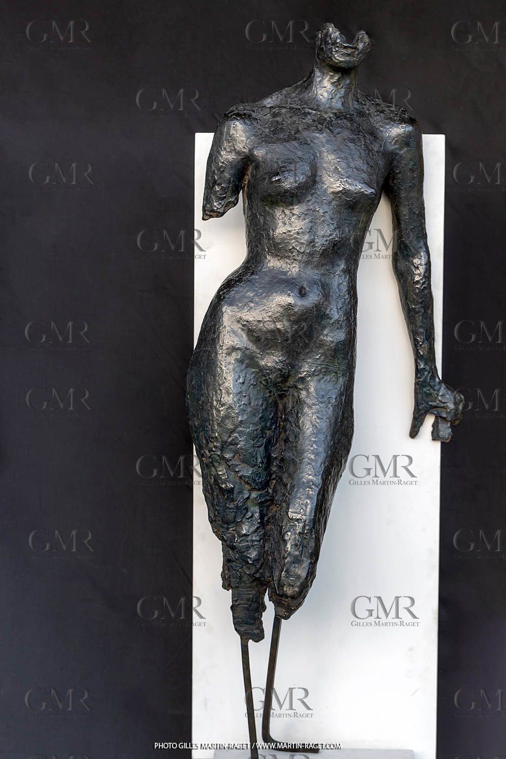 05 01 2023, Arles (FRA, 13), Oeuvre de Germaine Richier, Torse II, 1941, Epreuve d'exposition