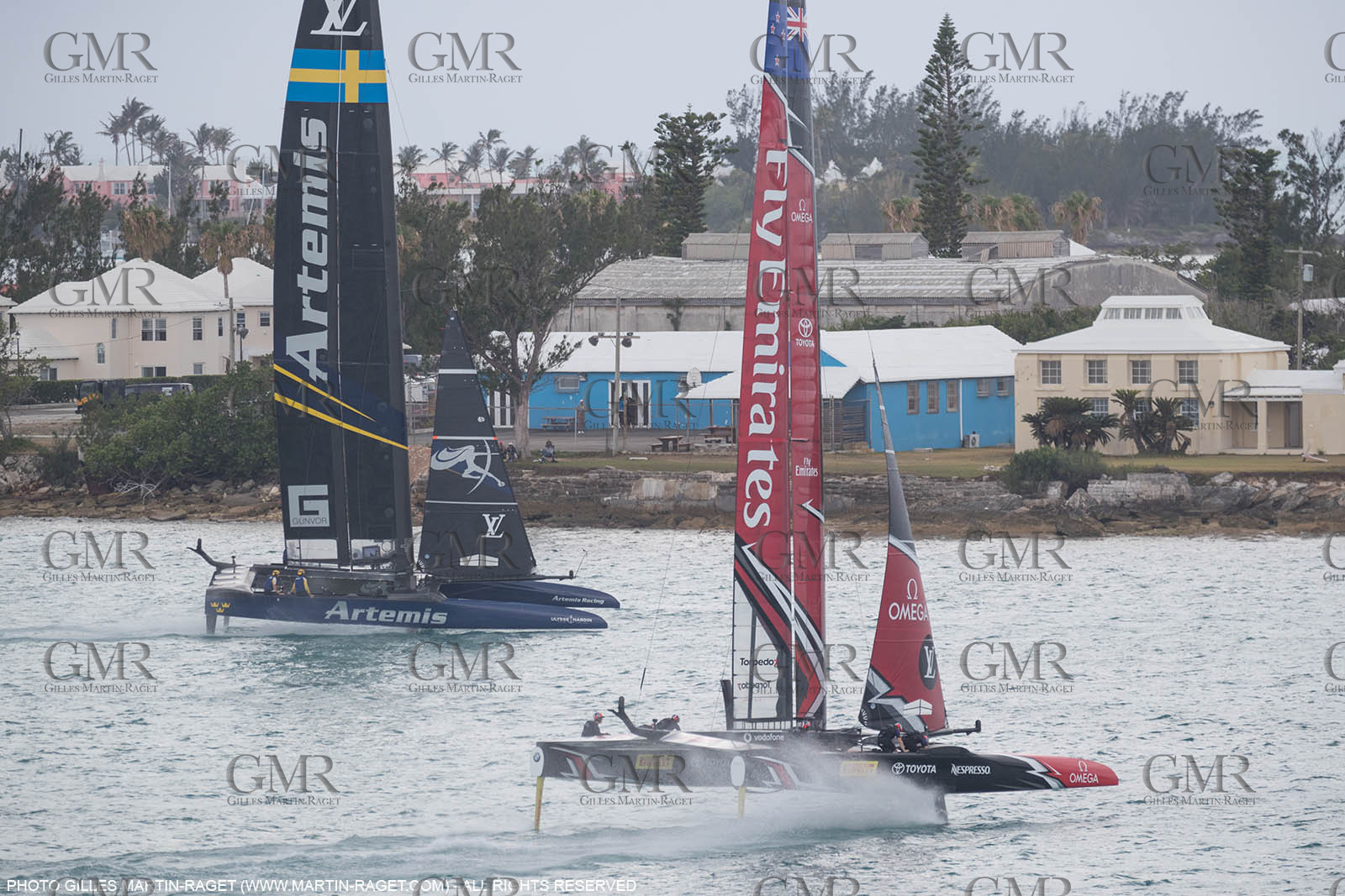 10 06 2017 - Bermuda (BDA) - 35th America's Cup Bermuda 2017 - Louis Vuitton America's Cup Challenger Playoffs final, Day 1